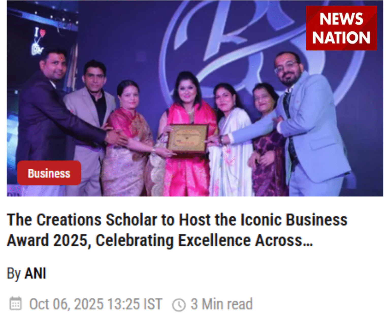 Iconic Business Award 2025